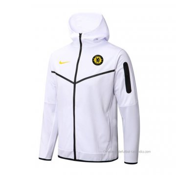 Chaqueta con Capucha del Chelsea 2022-2023 Blanco Chaqueta con Capucha del Chelsea 2022-2023 Blanco
