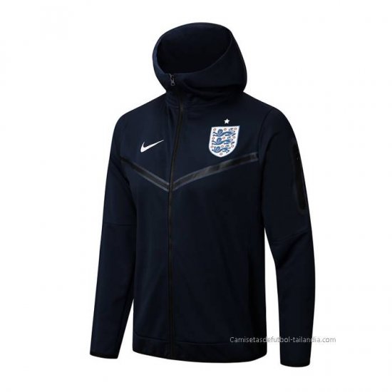 Chaqueta con Capucha del Inglaterra 2022-2023 Azul - Haga un click en la imagen para cerrar