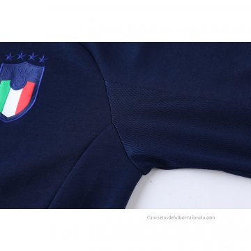 Chaqueta con Capucha del Italia 2021-2022 Azul