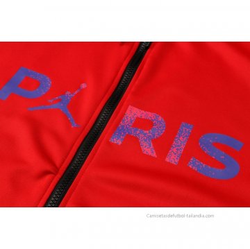 Chaqueta con Capucha del Paris Saint-Germain 2021-2022 Rojo