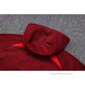 Chaqueta con Capucha del Portugal 2023-2024 Rojo