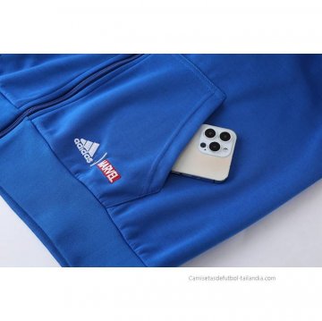 Chaqueta con Capucha del Real Madrid 2022-2023 Azul