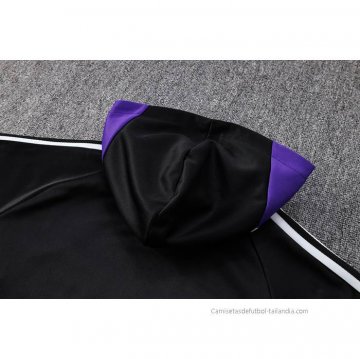 Chaqueta con Capucha del Real Madrid 2022-2023 Negro