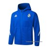 Chaqueta con Capucha del Real Madrid 2025-2026 Azul