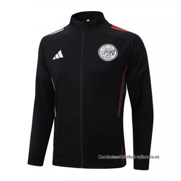 Chaqueta del Ajax 2025-2026 Negro  Chaqueta del Ajax 2025-2026 Negro