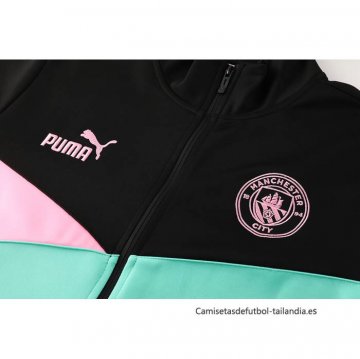 Chaqueta del Manchester City 2024-2025 Negro y Verde