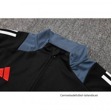 Chaqueta del Manchester United 2024-2025 Negro y Gris
