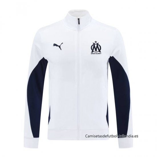 Chaqueta del Olympique Marsella 2024-2025 Blanco - Haga un click en la imagen para cerrar
