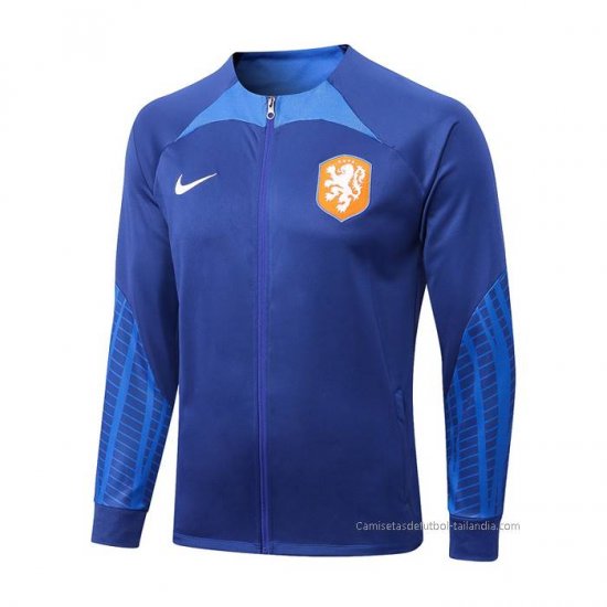 Chaqueta del Paises Bajos 2022-2023 Azul - Haga un click en la imagen para cerrar
