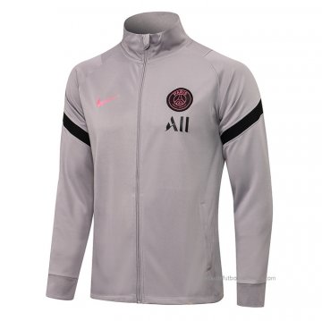 Chaqueta del Paris Saint-Germain 2021-2022 Gris Chaqueta del Paris Saint-Germain 2021-2022 Gris