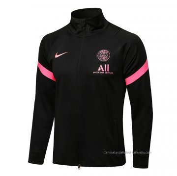 Chaqueta del Paris Saint-Germain 2021-2022 Negro Chaqueta del Paris Saint-Germain 2021-2022 Negro