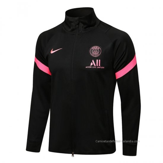 Chaqueta del Paris Saint-Germain 2021-2022 Negro - Haga un click en la imagen para cerrar
