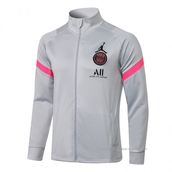 Chaqueta del Paris Saint-Germain 2021-2022 Gris - Haga un click en la imagen para cerrar