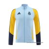 Chaqueta del Real Madrid 2024-2025 Azul Claro Chaqueta del Real Madrid 2024-2025 Azul Claro