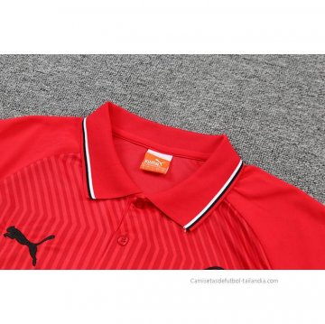 Conjunto Polo del AC Milan 2022-2023 Rojo
