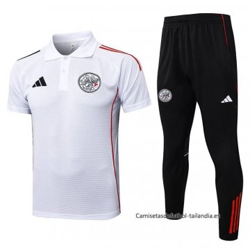 Conjunto Polo del Ajax 2025-2026 Blanco  Conjunto Polo del Ajax 2025-2026 Blanco