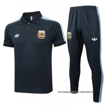 Conjunto Polo del Argentina 2025-2026 Gris Conjunto Polo del Argentina 2025-2026 Gris