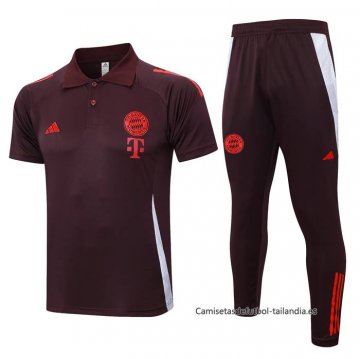 Conjunto Polo del Bayern Munich 2024-2025 Rojo Conjunto Polo del Bayern Munich 2024-2025 Rojo