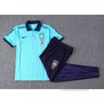 Conjunto Polo del Brasil 2022-2023 Azul
