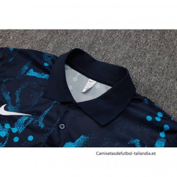 Conjunto Polo del Chelsea 2024-2025 Azul Oscuro