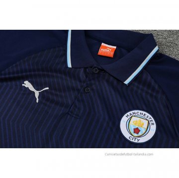 Conjunto Polo del Manchester City 2022-2023 Azul Marino
