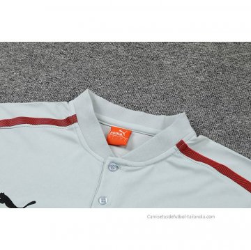 Conjunto Polo del Manchester City 2022-2023 Gris