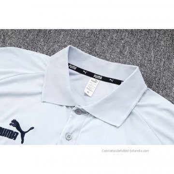 Conjunto Polo del Manchester City 2023-2024 Gris
