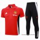 Conjunto Polo del Manchester United 2024-2025 Rojo