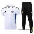 Conjunto Polo del Manchester United 2025-2026 Blanco