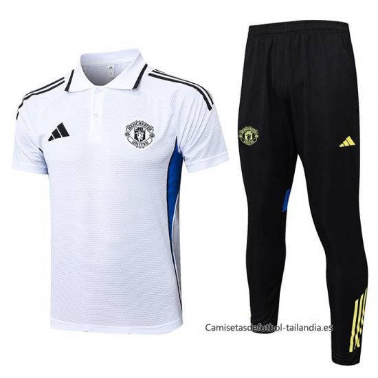Conjunto Polo del Manchester United 2025-2026 Blanco - Haga un click en la imagen para cerrar
