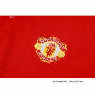 Conjunto Polo del Manchester United 2025-2026 Rojo