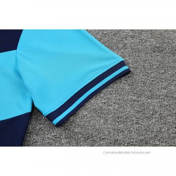 Conjunto Polo del Olympique Marsella 2022-2023 Azul Marino