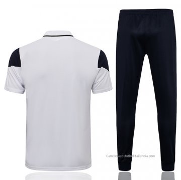 Conjunto Polo del Olympique Marsella 2021-2022 Blanco