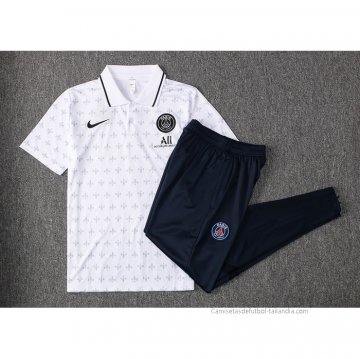 Conjunto Polo del Paris Saint-Germain 2021-2022 Blanco