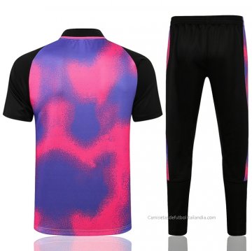 Conjunto Polo del Paris Saint-Germain 2021-2022 Purpura