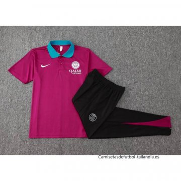Conjunto Polo del Paris Saint-Germain 2024-2025 Purpura