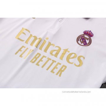 Conjunto Polo del Real Madrid 2022-2023 Blanco
