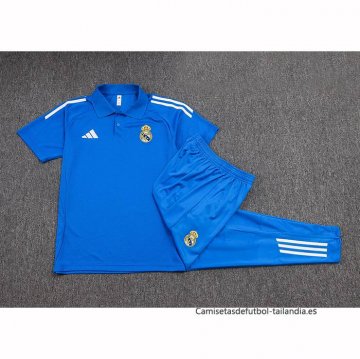 Conjunto Polo del Real Madrid 2025-2026 Azul