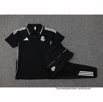 Conjunto Polo del Real Madrid 2025-2026 Negro