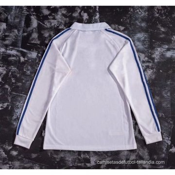 1ª Camiseta Real Madrid Manga Larga Retro 2001-2002