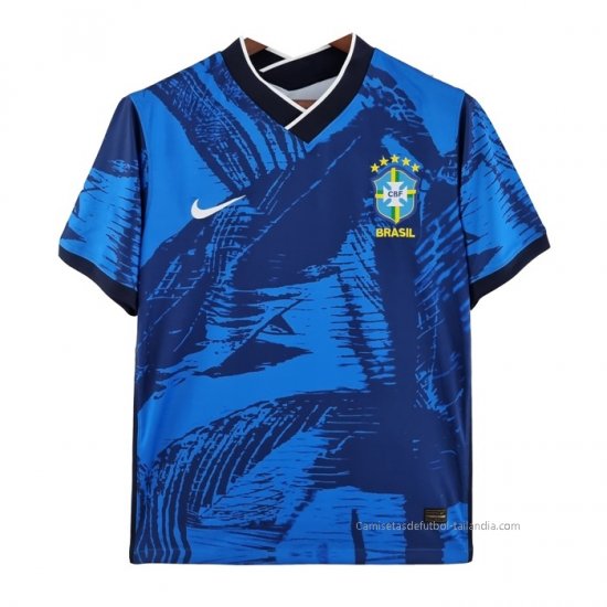 Tailandia Camiseta Brasil Classic 2022 Azul - Haga un click en la imagen para cerrar