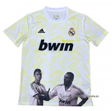 Tailandia Camiseta Real Madrid Special 2025-2026 Blanco Amarillo