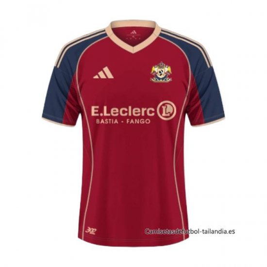 Tailandia 3ª Camiseta SC Bastia 2025-2026 - Haga un click en la imagen para cerrar