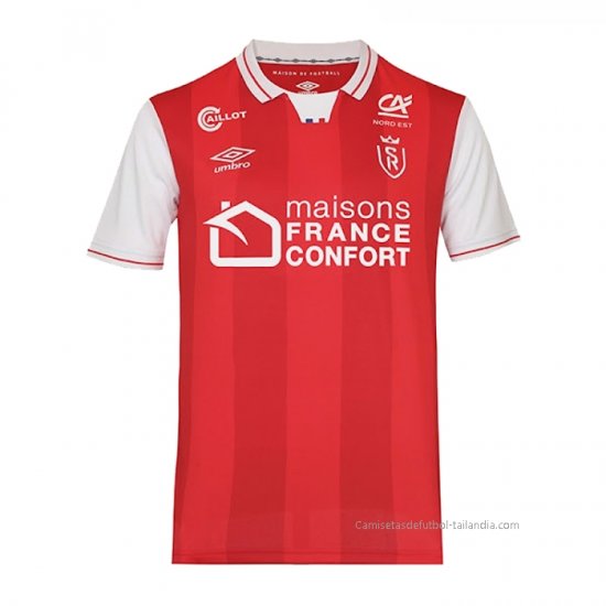 Tailandia 1ª Camiseta Stade de Reims 2021-2022 - Haga un click en la imagen para cerrar