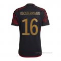 2ª Camiseta Alemania Jugador Klostermann 2022