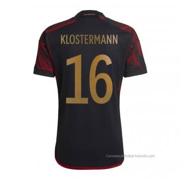 2ª Camiseta Alemania Jugador Klostermann 2022