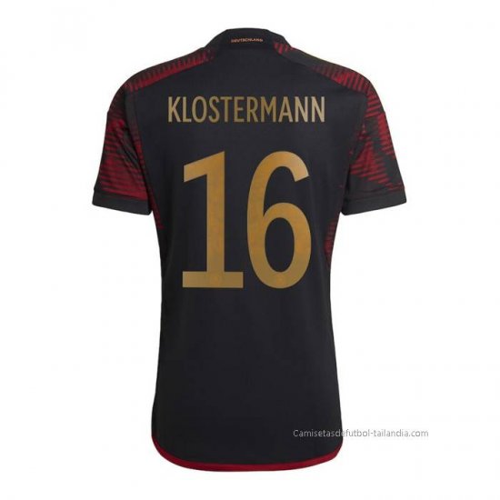 2ª Camiseta Alemania Jugador Klostermann 2022 - Haga un click en la imagen para cerrar