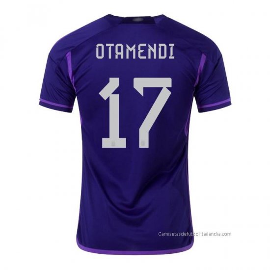 2ª Camiseta Argentina Jugador Otamendi 2022 - Haga un click en la imagen para cerrar