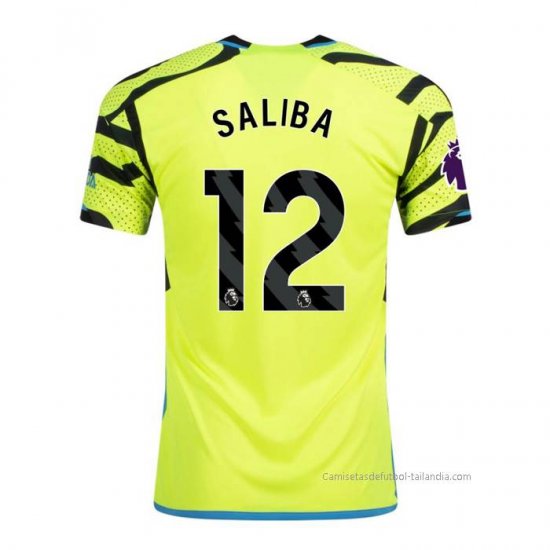 2ª Camiseta Arsenal Jugador Saliba 2023-2024 - Haga un click en la imagen para cerrar