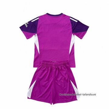 Camiseta Arsenal Portero Nino 2025-2026 Purpura